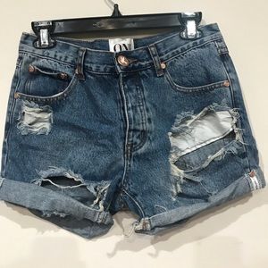 NWT One Teaspoon Charger Shorts